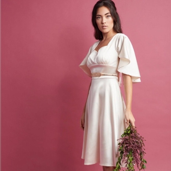 Voodoo Vixen Dresses & Skirts - Voodoo Vixen Vintage-Inspired Satin Dress